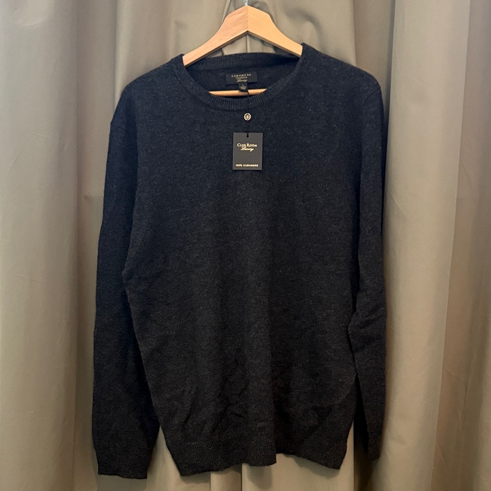 Club Room Dark Gray Crewneck Sweater